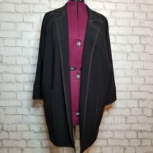 DOUBLE-FACED CONTRAST-STITCH
JACKET 